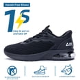 thumbnail image 3 of JOYFON Mens Running Shoes Slip on Tennis Athletic Sneakers Lightweight Walking Jogging Workout Gym Casual Shoes Black Size 8, 3 of 6