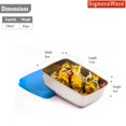 thumbnail image 2 of Contenedor práctico de acero inoxidable Signoraware | Hermético y a prueba de derrames | Duradero y ligero | Ideal para viajes y picnics | Perfecto para almacenar frutos secos y frutas deshidratadas p, 2 of 2