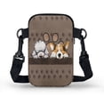 thumbnail image 2 of HELLHERO Dog Paw Messenger Bag Double Zipper Adult for Outdoor Travel 4.33x1.97x7.09, 2 of 7