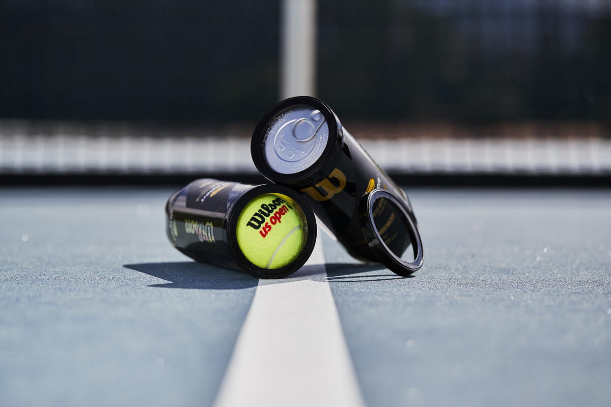 4 Authentic US Open 2017 Practice Tennis Balls Used by Players 
