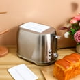thumbnail image 4 of 2 Pcs Toaster Covers 2 Slice Toaster Cover Breakfast Maker Covers Silicone Toaster Dust Covers Bread Maker Lid, 4 of 7