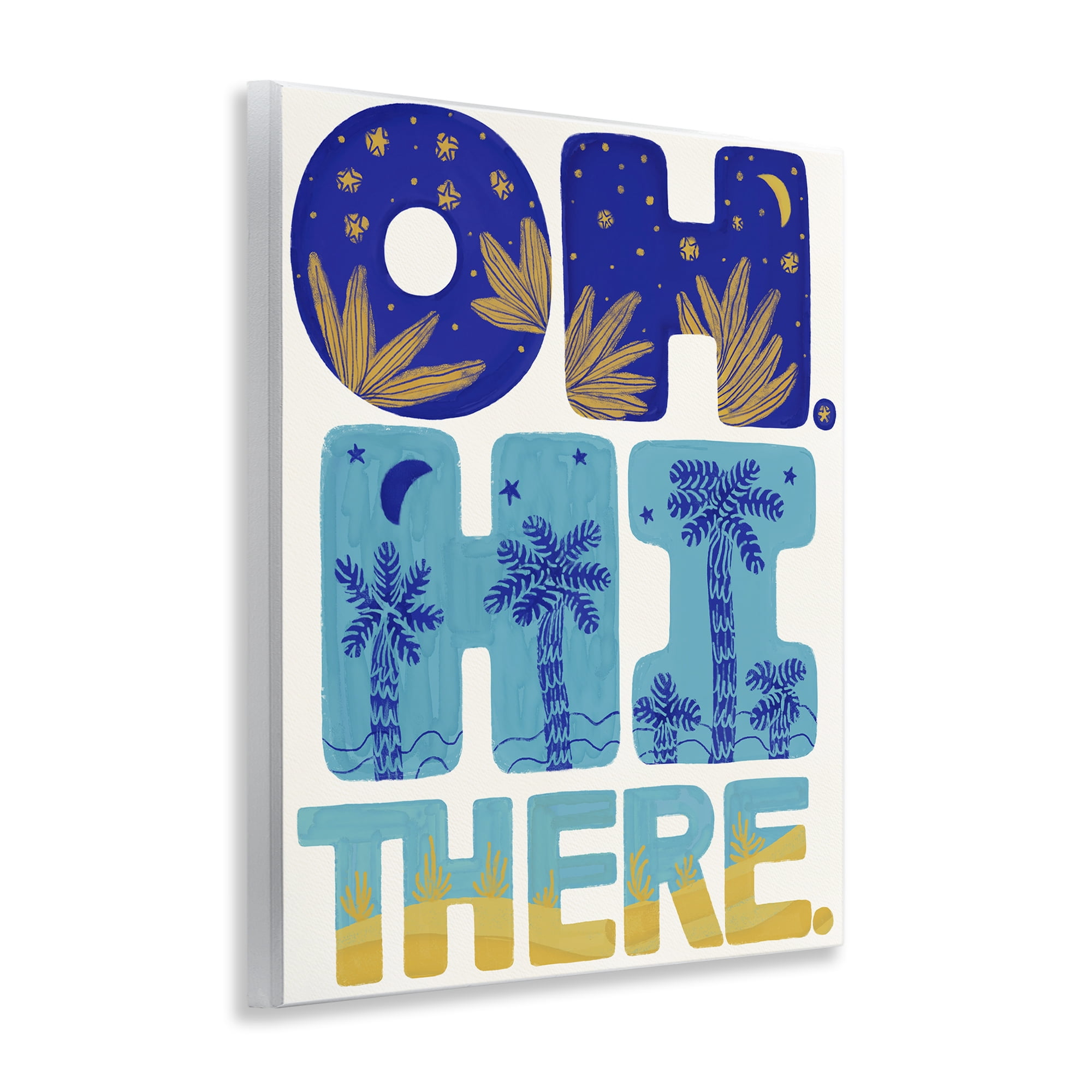 Stupell Industries Oh Hi There Tropical Wall Plaque Art, design by Connie Summers
