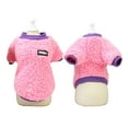 thumbnail image 4 of 2 Pieces Dog Sweaters for Small Dogs, Fleece Clothes, Winter Warm Puppy Sweaters, Pet Cat Clothing(Blue+Pink) - S, 4 of 6