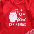 thumbnail image 5 of My First Christmas Babay Kids Clothes Sets Long Sleeve Tops Rompers Pants Cute Clothes XMAS Sets, 5 of 6