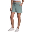 thumbnail image 4 of RBX Active Women's Knit Waist Stretch Woven Walking Short With Pockets, 4 of 5