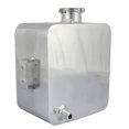 thumbnail image 1 of Depósito de tanque de agua de expansión de cabezal de aleación cuadrada Universal de aleación de aluminio de 2,5 l con tapa Plata Macarena El tanque de refrigerante de aluminio, 1 of 7