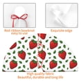 thumbnail image 4 of Sikiie Strawberry 30-48 inches {designName} Print Christmas Tree Skirt Snowman Xmas Tree Skirt with Edge Christmas Decorations for Holiday Party48", 4 of 7