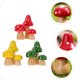 thumbnail image 5 of GOOHOCHY 3 juegos de microadornos paisajísticos de hongos, encantadoras macetas de madera con forma de hongo., 5 of 8