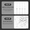 thumbnail image 5 of KAKOWELY 200pcs Tile Leveler Steel Pin Tile 0.9mm Leveling System Ceramic Tile Spacer,1.18"X0.31"X0.04", 5 of 5