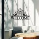 thumbnail image 1 of Decoración Metálica Personalizada LADIGASU Bienvenida Al Hogar, 1 of 7