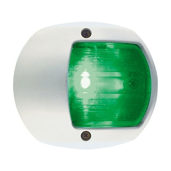 Perko 0170WSDDP1 Navigation Side Light - Green with White Polymer Base