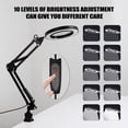 thumbnail image 4 of Reading 5X Magnifying Glass Desk Lamp Magnifier LED Light Foldable Reading Lamp with Three Dimming Modes USB Power Supply, 4 of 7