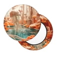 thumbnail image 2 of Balery Fantasy Underwater Jellyfish Fundas de asiento para taburete de bar redondo de tela de terciopelo ajustables que protegen de arañazos y manchas para sillas de 14 a 17 pulgadas.-13 inch, 2 of 7