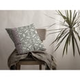 thumbnail image 4 of Amrita Sen Bird Maze Broadcloth Indoor Outdoor Zippered Pillow White, 4 of 5