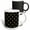 Multicolor, variant on 3drose, Chic Gold Color Bees on a Black Background Pattern, 11oz Two-tone Yellow Mug
