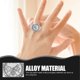 thumbnail image 3 of UPGRATOR Anillo De Aleación Y Plateado Ideal Para Fiestas Y Uso Diario, 3 of 6