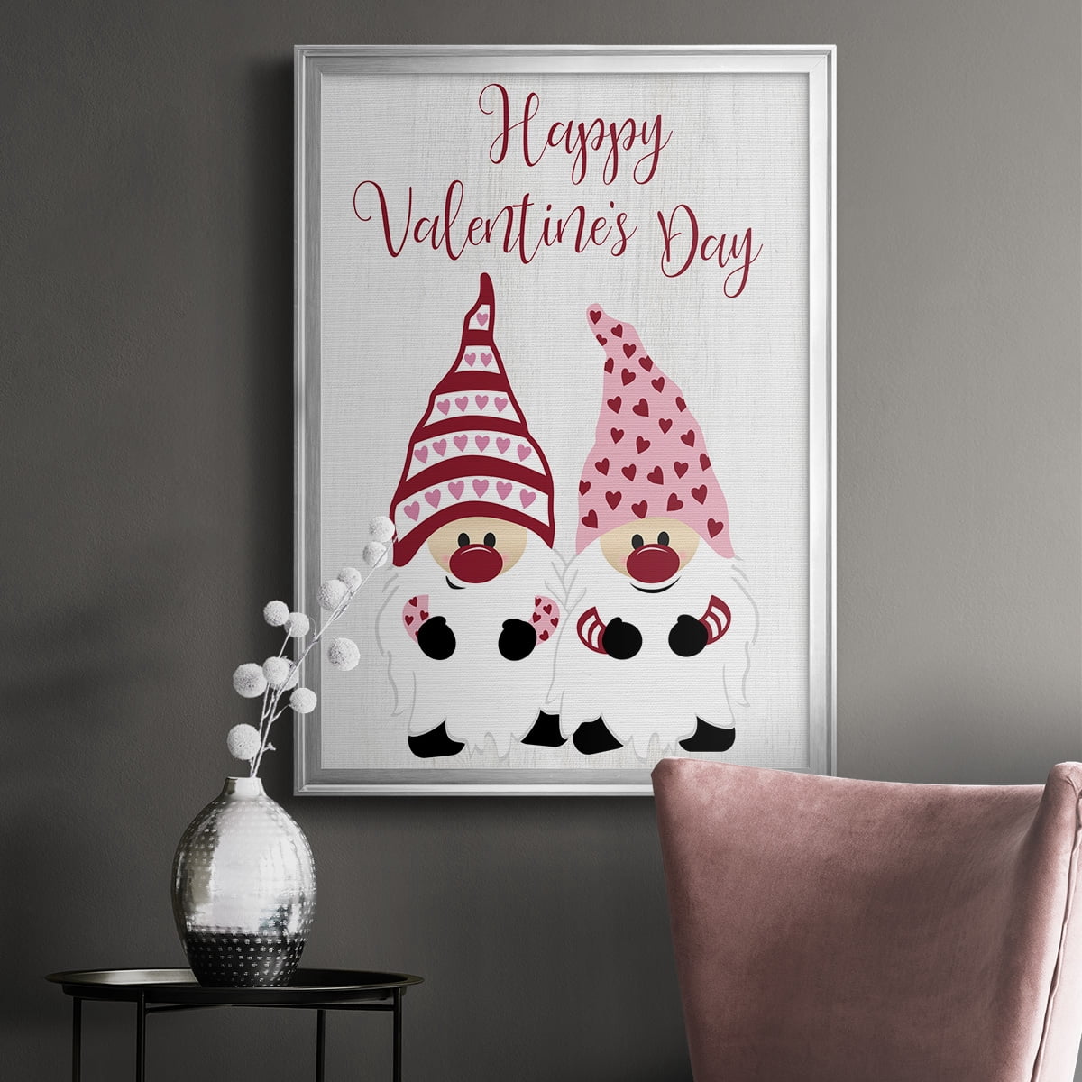 Valentines Gnomes Premium Classic Framed Print - Ready to Hang