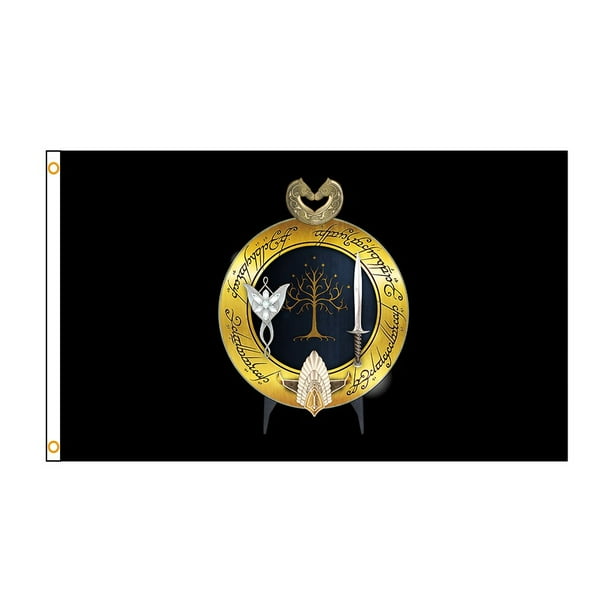 Jemony 90x150cm 3x5FTS The Kingdom of Rohan Flag Riddermark Banner Hobbit90 x 150cm Gao Jinjia LED