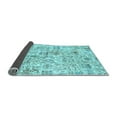thumbnail image 2 of Ahgly Company Indoor Rectangle Patchwork Light Blue Transitional Area Rugs, 8' x 10', 2 of 4