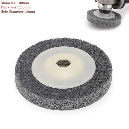 

4 100mm Nylon Fiber Polishing Buffing Wheel Pad Disc for Angle Grinder