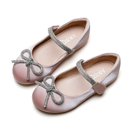 

X Xhtang Dress-up Pumps Pearl-Lined Princess Dress Shoes (Toddler Girls & Little Girls & Big Girls)