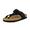 Black, variant on Cushionaire Libby Braided Cork Footbed Summer Sandals for Women with Adjustable Buckle and Arch Support