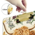 thumbnail image 6 of FORMRS Acrylic Clipboard with Low Profile Clip Standard A4 Letter Size, 12.5" x 9", Floral Cow, 6 of 8
