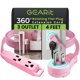thumbnail image 1 of Cable de extensión GearIt 360, conector plano giratorio, 3 salidas de 4 pies, rosa, 1 of 9