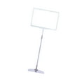 thumbnail image 4 of colaxi Adjustable Sign Holder Floor Sign Stand Holder Note Holder Reusable, Store Tag, Versatile Frame Poster Stand Price Tag Holder White, 4 of 10