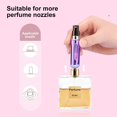 thumbnail image 4 of Mini Refillable Perfume Portable Atomizer Bottle Refillable Perfume Spray, Refill Pump Case for Traveling and Outgoing (5ml, 4 Pack), 4 of 6