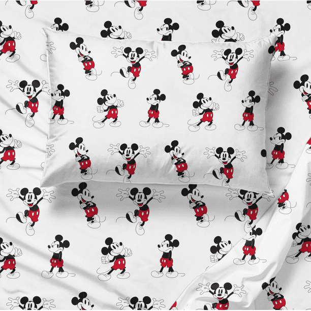 Saturday Park Disney Mickey Mouse Classic 100 Organic Cotton Sheet Set
