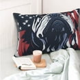 thumbnail image 4 of Gaeub Bulldog with Forest Flag Printed Men's Short Pajama Pants, Lightweight Lounge & Sleep Bottoms Keep You Cool-16"x24", 4 of 6