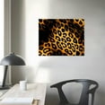 thumbnail image 3 of Nawypu  3 Pieces Fashion Wall Art Leopard Print Lip High Heels Wall Pictures Modern Black Gold Painting Artwork for Bathroom Salon Decoration, 3 of 4
