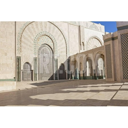 Mosque Hassan II in Casablanca, Morocco, Africa Print Wall Art By (Best Mosque In Africa)
