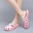 thumbnail image 5 of Women Rhinestone Flat Sandals EVA Garden Sandals Summer Shoes Lightweight, 5 of 8