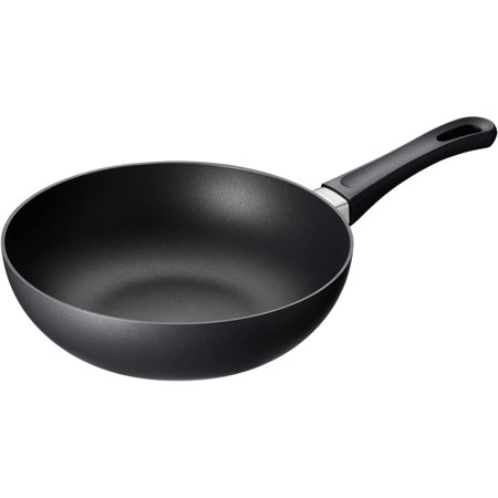 

HetayC Classic Black Aluminum 9.5 Inch Stir Fry Pan