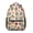 Skull and Flower, variant on Skull and Rose Gothic Pattern Backpack for School, Cute School Bag with Adjustable Shoulder Straps and Padded Back, 15.3"x11"x6.7"