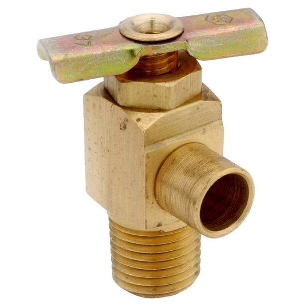 Válvula de desagüe Anderson Metals de 1/4 pulgadas X 1/4 de pulgada MILÍMETRO (5)
