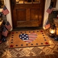 thumbnail image 6 of Dpityserensio Independence Day Doormat 16 x 24 Inch, Patriotic 4th of July Imitation Coir Style Doormat And Entryway Floor Mat, 6 of 6
