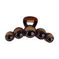 thumbnail image 3 of Large Size Beaded Barrettes Acrylic Comfortable Hair Grip Clip Fashionable Accessory For Long Hair And Most Outfits, 3 of 4