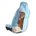 thumbnail image 2 of Daiia Funny Cat Taking a Bath Printed Car Seat Cover - Waterproof & Sweatproof - Universal Fit, Machine Washable, Non-Slip - Seat Protector for Car, Truck, SUV, Van (1 Pack), 2 of 5