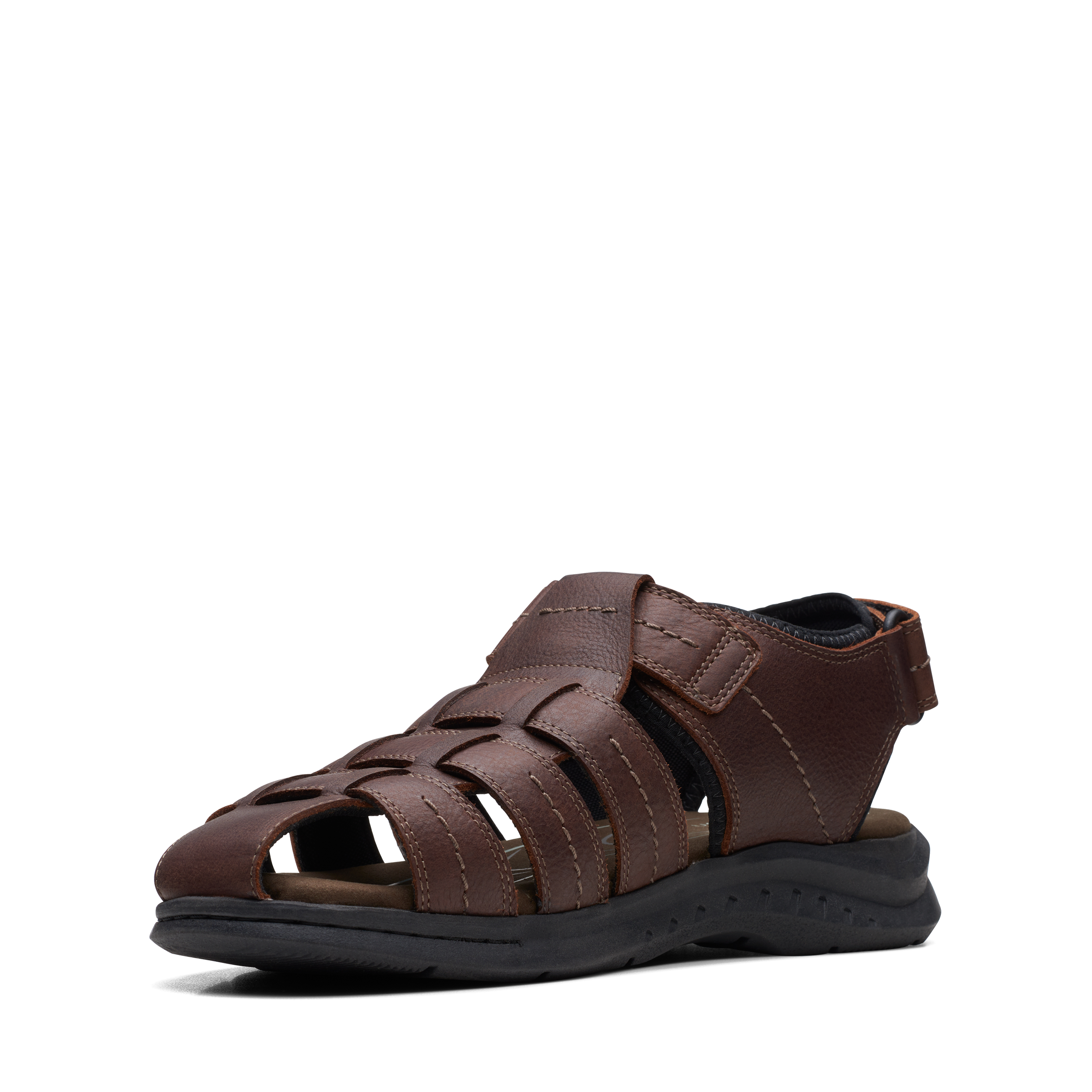 Clarks Men\'s Walkford Easy Flat Sandal, Brown Tumbled Leather, 11.5 Clarks - Brandclub - Clarks Men main image 3