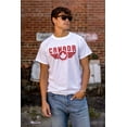 thumbnail image 4 of Canada Aviator Badge Retro Cool Plus Size Crewneck Graphic Tee Shirt Brisco Brands 2X, 4 of 5