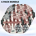 thumbnail image 1 of Wham-O Snowboogie 26" Snow Sled, Single Rider Winter Air Disc Sled for Adult Kids Ages 6+ - Red - 4 Pack, 1 of 7