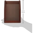 thumbnail image 3 of Wooden Mallet Countertop Brochure Display, Mahogany, 3 of 3