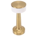 thumbnail image 2 of Lámpara de mesa portátil con carga USB de 3 colores, lámpara de mesita de noche Retro de Metal para restaurante, dormitorio, bares y hogar, 2 of 12