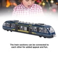 thumbnail image 3 of Toy  Set High Speed Locomotive Engine Die Cast Model Alloy City Rail Subway Children Educational Toys Simulation Model Car Birthday Gift for Kids, 3 of 7