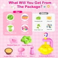 thumbnail image 5 of HXFOU DIY Unicorn Craft Kit for Girls Ages 3-12, Girls Flower Making Kit with Lighted Vase, DIY Fabric Flower Bouquet Arts and Crafts Set, Unicorn Gifts for Girls, Pink, 5 of 9