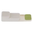 thumbnail image 1 of Knife Holder,  Knife Rack Easy To Operate 2-Layer  for Home for Kitchen White Green, 1 of 8