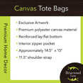 thumbnail image 4 of Briarwood Lane Fall Tote Bag 15" x 14" x 7" Fall Gnomes Canvas For Fall Tote, 4 of 4